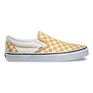 Yellow Checkered Vans